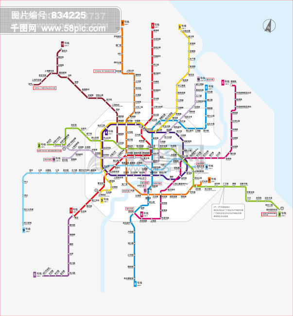 城市脉络新篇章，地铁最新路线图公布